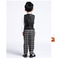 Hand Made High Quality Custom Made Tuxedo Check Pattern Flower Boy Baby Boy Suit